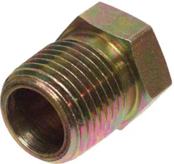 Apache Steel 1/2 in. D X 3/8 in. D Hydraulic Adapter 1 pk