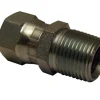 Apache Steel 1/2 in. D X 1/2 in. D Hydraulic Adapter 1 pk