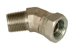 Apache Steel 1/2 in. D X 1/2 in. D Hydraulic Adapter 1 pk