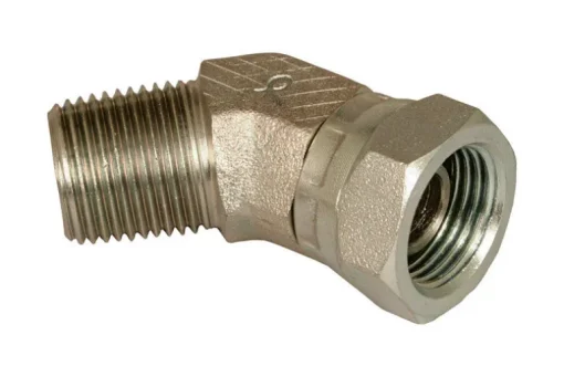 Apache Steel 1/2 in. D X 1/2 in. D Hydraulic Adapter 1 pk