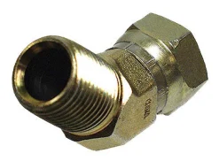 Apache Steel 1/2 in. D X 1/2 in. D Hydraulic Adapter 1 pk
