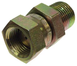 Apache Steel 1/2 in. D X 1/2 in. D Hydraulic Adapter 1 pk