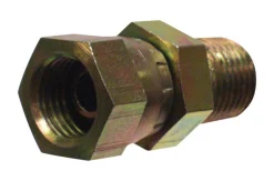 Apache Steel 1/2 in. D X 3/8 in. D Hydraulic Adapter 1 pk