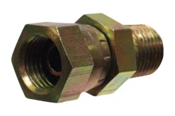 Apache Steel 1/2 in. D X 1/2 in. D Hydraulic Adapter 1 pk