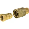 Apache Steel 1/2 in. D X 1/2 in. D Hydraulic Coupler 1 pk