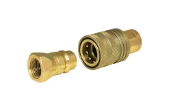Apache Steel 1/2 in. D X 1/2 in. D Hydraulic Coupler 1 pk