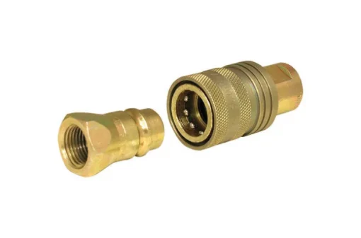 Apache Steel 1/2 in. D X 1/2 in. D Hydraulic Coupler 1 pk