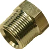 Apache Steel 3/8 in. D X 3/8 in. D Hydraulic Adapter 1 pk
