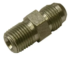 Apache Steel 1/2 in. D X 1/2 in. D Hydraulic Adapter 1 pk