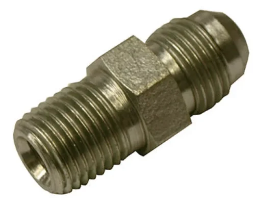 Apache Steel 1/2 in. D X 1/2 in. D Hydraulic Adapter 1 pk
