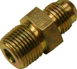 Apache Steel 1/4 in. D X 1/4 in. D Hydraulic Adapter 1 pk
