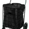 Apex 24 in. H X 18 in. W X 15 in. L Black Collapsible Shopping Cart Liner