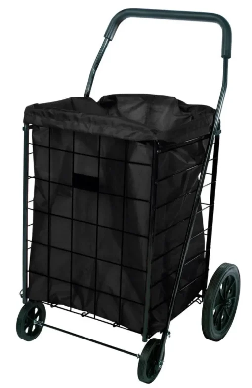 Apex 24 in. H X 18 in. W X 15 in. L Black Collapsible Shopping Cart Liner