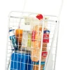 Apex 37.6 in. H X 18.5 in. W X 14.8 in. L White Collapsible Shopping Cart