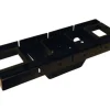 Architectural Mailboxes Black Polymer Mailbox Mounting Board .15 Ga. 17 in. L