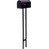 Architectural Mailboxes Mailbox-To-Go Classic Galvanized Steel Post Mount Black Mailbox