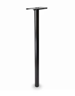 Architectural Mailboxes Pacifica 53.5 in. Powder Coated Black Galvanized Steel Mailbox Post