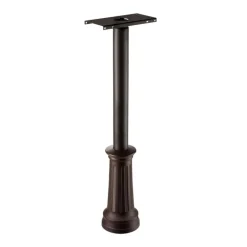 Architectural Mailboxes Redondo 53.2 in. Powder Coated Rubbed Bronze Galvanized Steel Mailbox Post