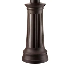 Architectural Mailboxes Redondo 53.2 in. Powder Coated Rubbed Bronze Galvanized Steel Mailbox Post