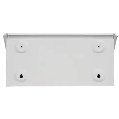 Architectural Mailboxes Wayland Contemporary Galvanized Steel Wall Mount White Mailbox