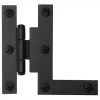Arcon 1-11/16 in. W X 3 in. L Smooth Black Iron H-L Hinge 1 pk