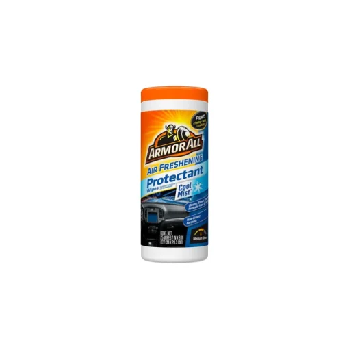 Armor All Plastic/Rubber/Vinyl Air Freshening Protectant Wipes Cool Mist Scent 25 wipes