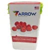 Arrow Home Products 1 pt White Food Storage Container Set 5 pk