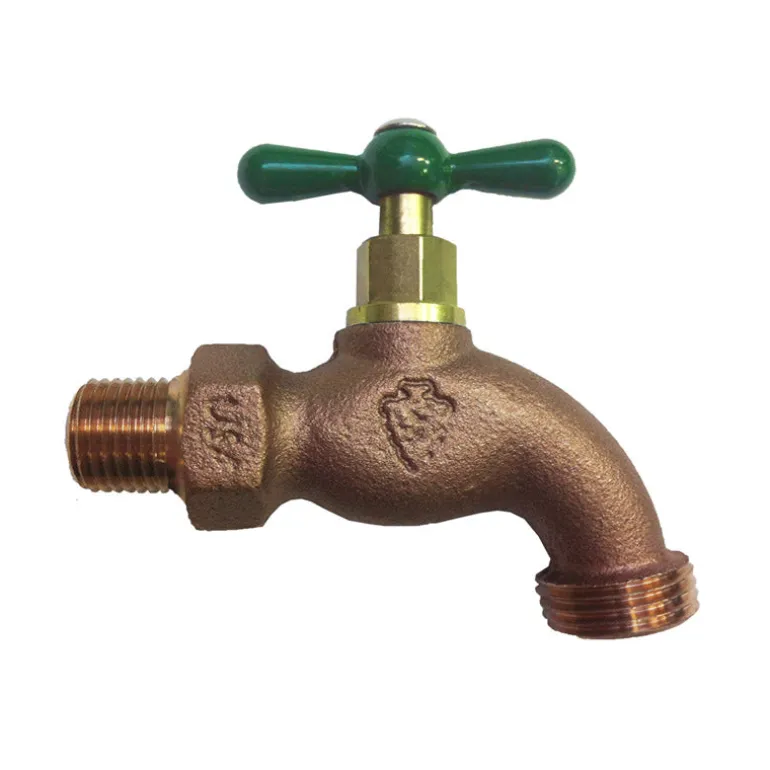 Arrowhead 1/2 in. MIP X 3/4 in. MHT Brass Hose Bibb
