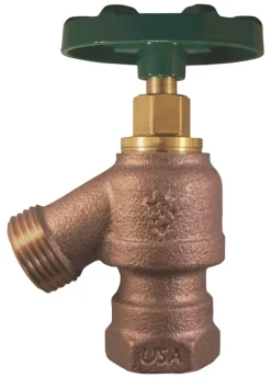 Arrowhead 1/2 or 3/4 in. FIP Hose Brass Garden Valve