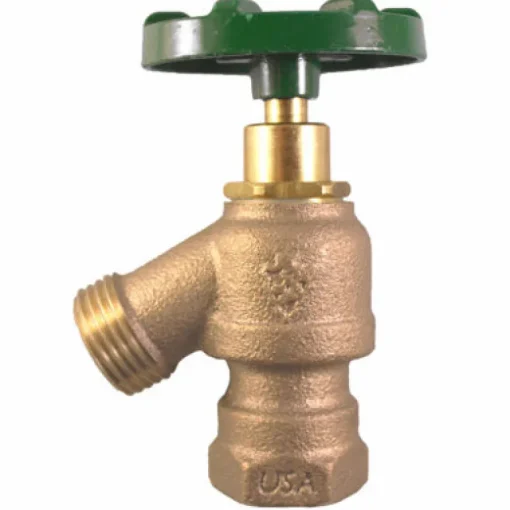 Arrowhead 1/2 or 3/4 in. FIP Hose Brass Garden Valve