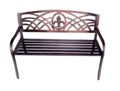 Astonica Bench 50.4" L X 24" W X 34" H Cast Iron