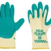 Atlas Kid Tuff Unisex Indoor and Outdoor Nitrile Coated Gardening Gloves Green/Yellow XS 1 pair (Pack of 12)