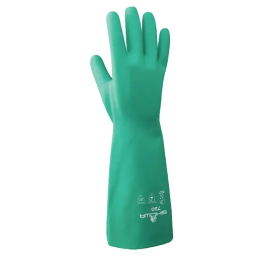 Atlas Unisex Indoor/Outdoor Chemical Gloves Green L 1 pair