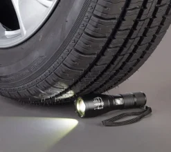 Atomic Beam Aluminum 1200 lm. Tough Grade Tactical Flashlight 2 L x 5-1/4 H x 1-1/2 W in.