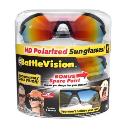 Atomic Beam Battle Vision Polymer Hi-Tech HD Polarized Unisex Sunglasses