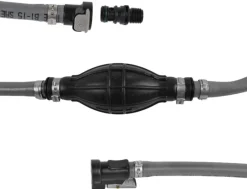 Attwood 93806uus7 3/8" X 6' Universal Fuel Line Kit