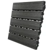 Aura 12 in. W X 12 in. L Driftwood Composite Balcony/Deck Tiles 6 sq ft