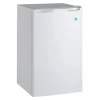 Avanti 4.4 cu. ft. 110 W White Glass Steel Mini Refrigerator