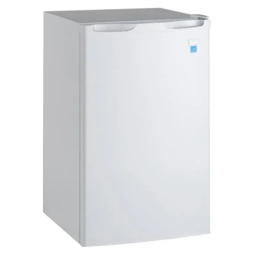 Avanti 4.4 cu. ft. 110 W White Glass Steel Mini Refrigerator
