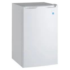 Avanti 4.4 cu. ft. 110 W White Glass Steel Mini Refrigerator