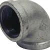 B & K Products Galvanized Malleable Iron 90 Deg. Equal Elbow 1/2 x 1/2 FPT Dia. in. (Pack of 5)