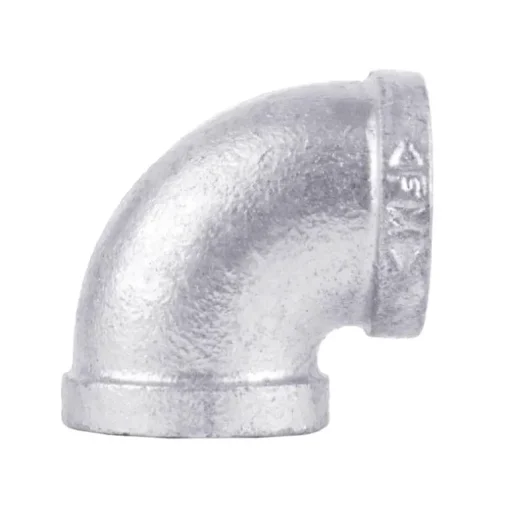 B & K Products Galvanized Malleable Iron 90 Deg. Equal Elbow 1/2 x 1/2 FPT Dia. in. (Pack of 5)