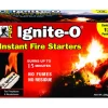 B & K Products Ignite-O Wax Organic No Greasy Residue Indoor/Outdoor Fire Starter 15 min. Burn