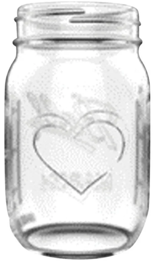 Ball Collection Elite Regular Mouth Canning Jar 16 oz 4 pk (Pack of 4)