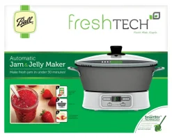 Ball FreshTech Glass 8 oz. Automatic Jam and Jelly Maker 11.4 D x 14.5 W x 14.5 H in.