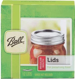Ball Regular Mouth Canning Lid 12 pk (Pack of 24)