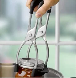 Ball Stainless Steel Wide Mouth Secure-Grip Jar Lifter 8.4 H x 3.2 W x 3.5 D in. with Comfort Handle