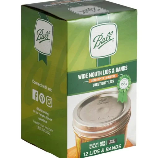 Ball Wide Mouth Canning Lid 12 pk (Pack of 12)