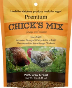 Barenbrug Chick's Mix Mixed Partial Shade/Sun Forage Seed 1 lb