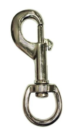 Baron 3/4 in. D X 3-1/2 in. L Nickel-Plated Steel Bolt Snap 11 lb
